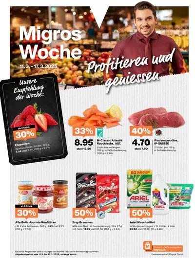 Migros Katalog in Affoltern am Albis | Top-Deals und Rabatt | 11.3.2025 - 17.3.2025