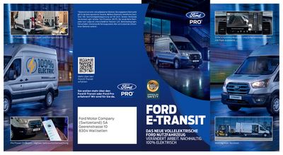 Ford Katalog in St. Gallen | Ford E-Transit  | 7.11.2023 - 7.11.2024