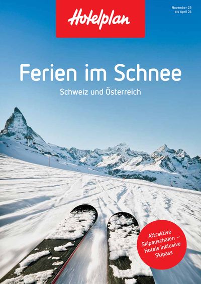 Hotelplan Katalog in Muttenz | Ferien im Schnee | 21.11.2023 - 30.4.2024