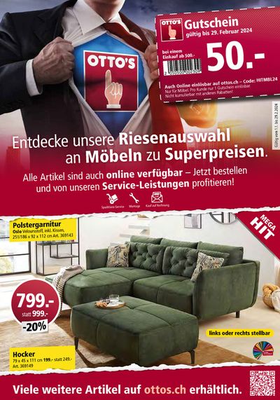 Otto's Katalog in Uzwil | Otto's reklamblad | 3.1.2024 - 29.2.2024