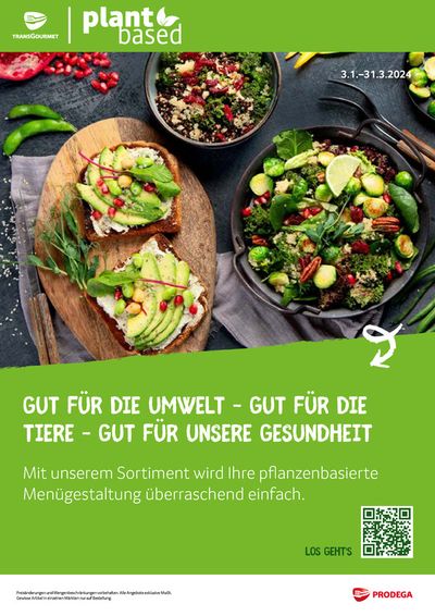 Prodega Katalog in Risch-Rotkreuz | Prodega plant-based reklamblad | 12.1.2024 - 31.3.2024