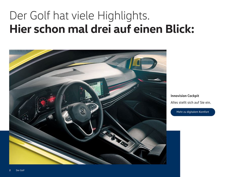 Volkswagen Katalog in Muri bei Bern | Der Golf | 16.1.2024 - 31.12.2024