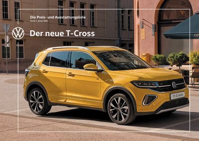 Angebote von Auto, Motorrad & Werkstatt in Basel | Der T-Cross in Volkswagen | 16.1.2024 - 31.12.2024