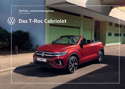Volkswagen Katalog | Der T-Roc Cabriolet | 16.1.2024 - 31.12.2024