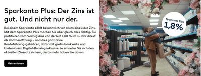 Angebote von Banken & Dienstleistungen in Zürich | Sparkonto Plus in Bank Cler | 26.1.2024 - 31.3.2024