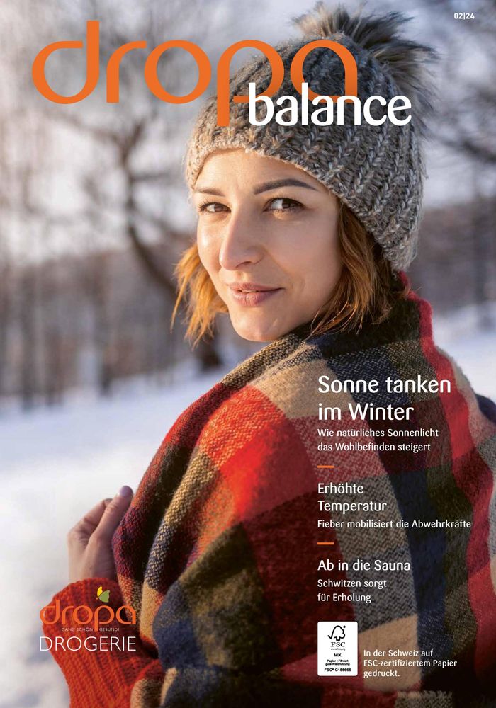 Dropa Katalog in Zürich | Dropa Balance Februar 2024 | 15.2.2024 - 29.2.2024