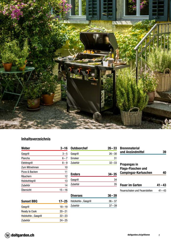 Do it + Garden Katalog in Bern | Grillgeräte, Feuerschalen und Zubehör | 20.2.2024 - 31.7.2024