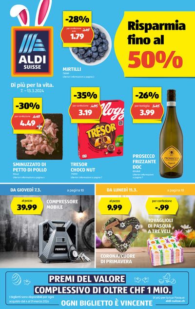 Angebote von Supermärkte in Lausanne | Risparmia fino al 50% in Aldi | 7.3.2024 - 13.3.2024