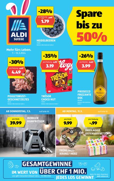 Angebote von Supermärkte in Lausanne | Spare bis zu 50% in Aldi | 7.3.2024 - 13.3.2024
