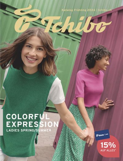 Angebote von Kaufhäuser in Le Grand-Saconnex | Colorful Expression - April in Tchibo | 21.3.2024 - 30.4.2024