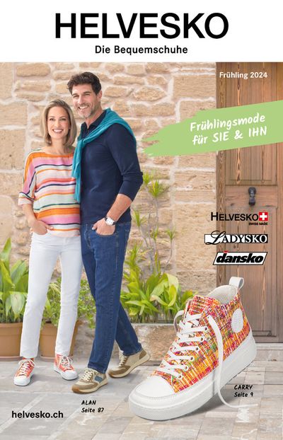 Angebote von Kleider, Schuhe & Accessoires in Münchenstein | Frühlingsmode für sie & ihn in Helvesko | 21.3.2024 - 10.8.2024