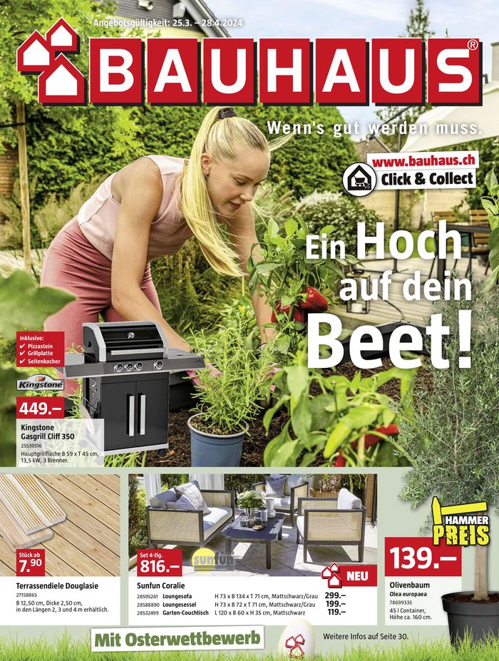 Bauhaus Katalog in Bern | Ein Hoch auf dein Beet! | 25.3.2024 - 28.4.2024
