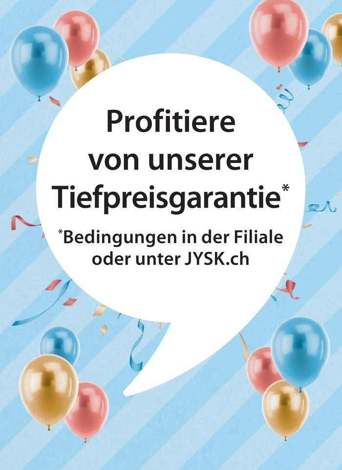 JYSK Katalog in Weinfelden | Grossartige Angebote | 26.3.2024 - 1.4.2024
