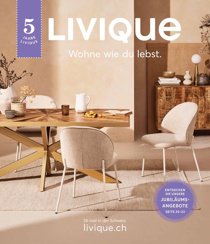Livique Katalog in Montreux | Livique Magazin KW13 | 27.3.2024 - 29.4.2024
