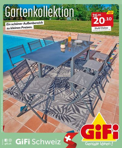 GiFi Katalog in Spreitenbach | Gartenkollektion | 27.3.2024 - 3.6.2024