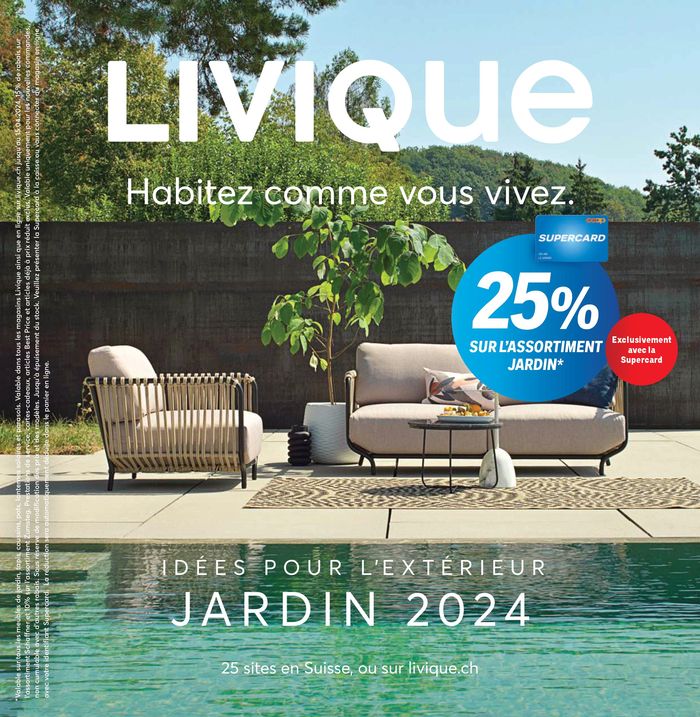 Livique Katalog in Pratteln | Jardin 2024 | 2.4.2024 - 31.12.2024