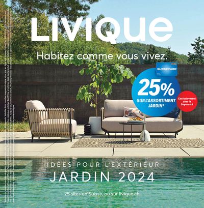 Livique Katalog in Carouge | Jardin 2024 | 2.4.2024 - 31.12.2024