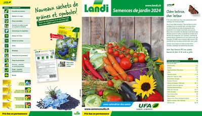 Landi Katalog in Langenthal | Landi Semences de jardin 2024 | 2.4.2024 - 31.12.2024