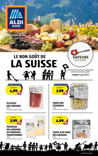 Angebote von Supermärkte | Le bon goût de la Suisse in Aldi | 18.4.2024 - 24.4.2024