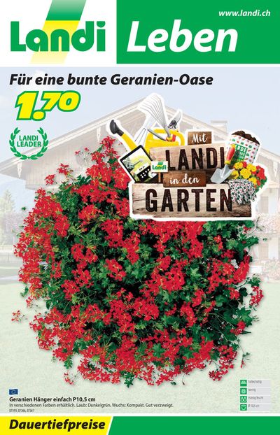 Landi Katalog in Liestal | Mit Landi in den gärten | 16.4.2024 - 24.4.2024