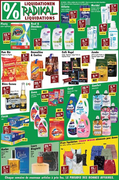 Angebote von Supermärkte in Birsfelden | Radikal Hits de la semaine in Radikal | 16.4.2024 - 22.4.2024