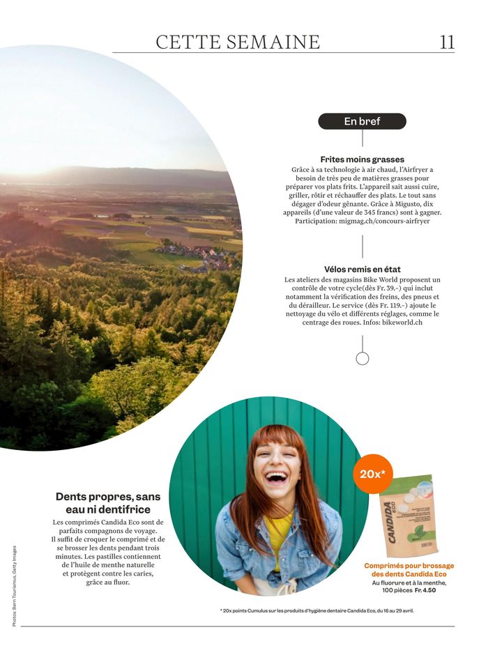 Migros Katalog in Val-de-Travers | Migros Magazin #16 -FR | 16.4.2024 - 22.4.2024