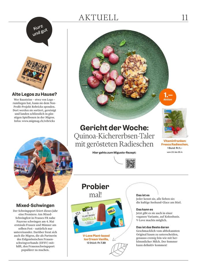 Migros Katalog in Kloten | Migros Magazin #17 | 22.4.2024 - 29.4.2024