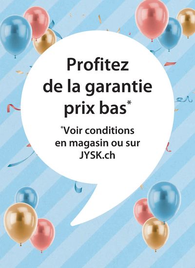 JYSK Katalog in Visp | Offres exceptionnelles | 23.4.2024 - 29.4.2024