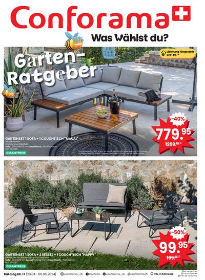 Conforama Katalog in Pratteln | Conforama - Garten-Ratgeber | 23.4.2024 - 6.5.2024