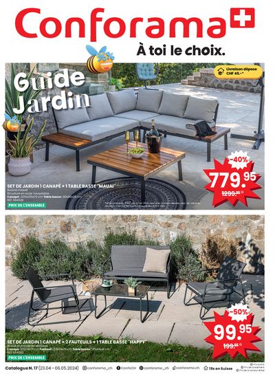 Conforama Katalog in Wallisellen | Conforama - Guide Jardin | 23.4.2024 - 6.5.2024