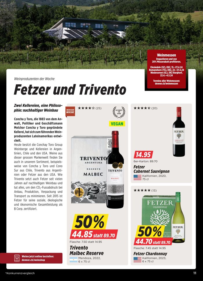 Denner Katalog in Winterthur | Denner Woche | 23.4.2024 - 29.4.2024