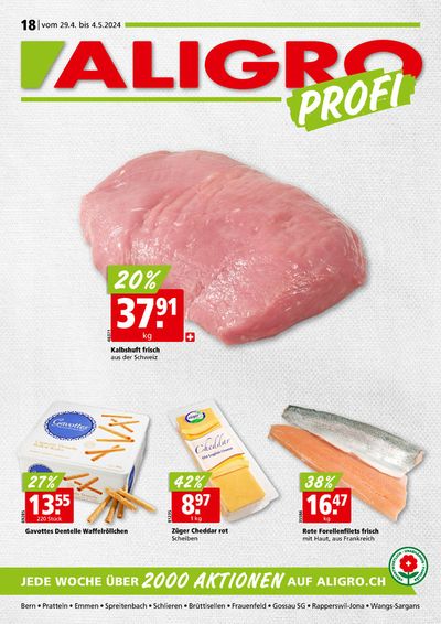 Angebote von Supermärkte in Ecublens | Aligro Profi #18 in Aligro | 29.4.2024 - 4.5.2024