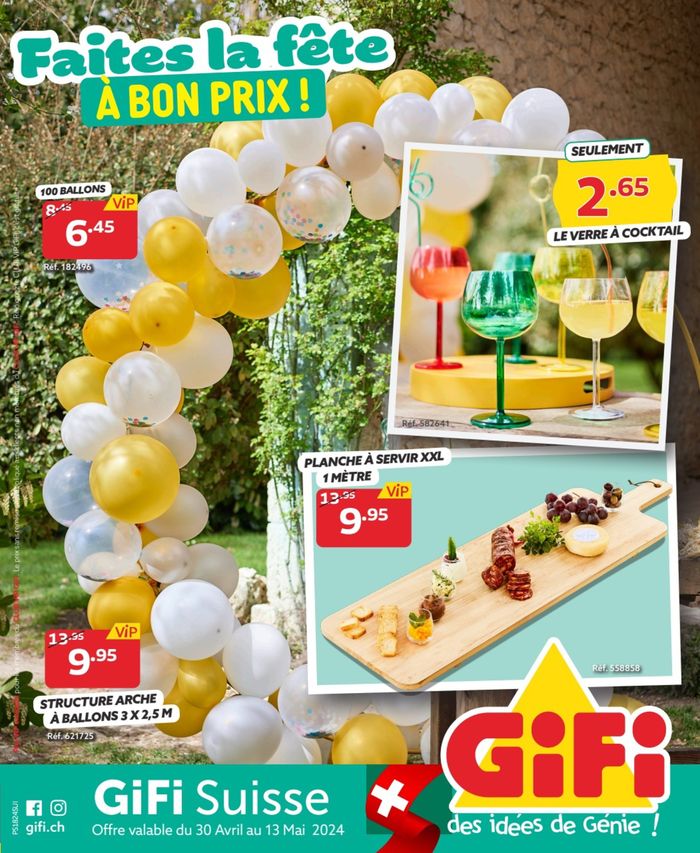 GiFi Katalog in Montreux | Faites la fête à bon Prix ! | 30.4.2024 - 13.5.2024