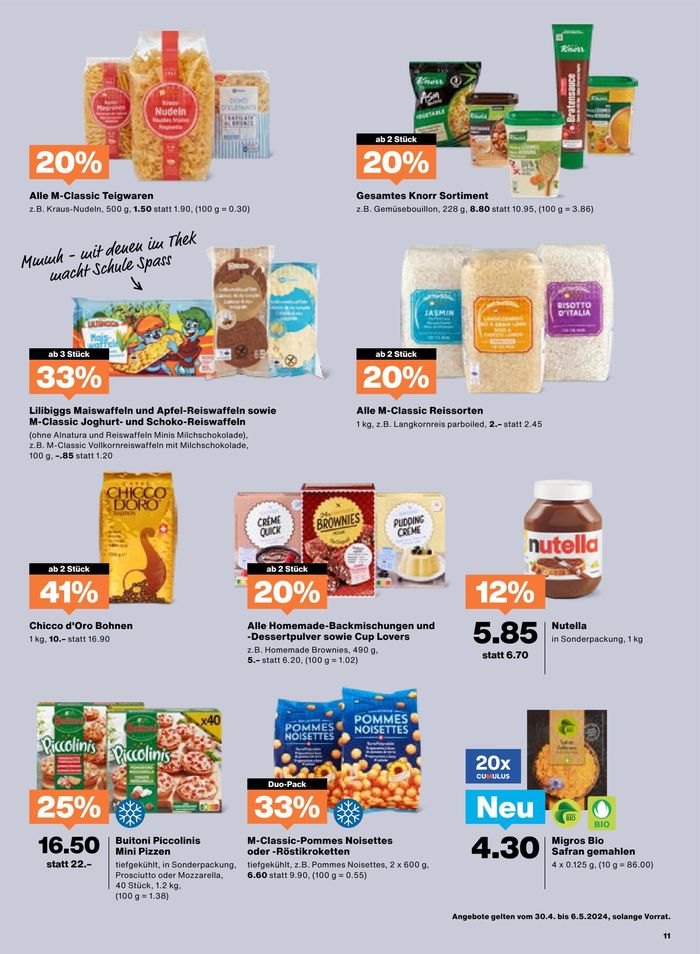 Migros Katalog in Rapperswil | Migros Woche #18 | 30.4.2024 - 6.5.2024
