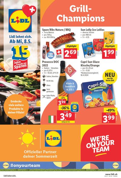 Lidl Katalog in Aigle | Grill-Champions KW19 | 8.5.2024 - 15.5.2024