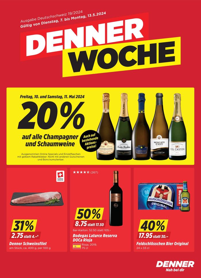 Denner Katalog in Spreitenbach | Denner Woche | 8.5.2024 - 13.5.2024