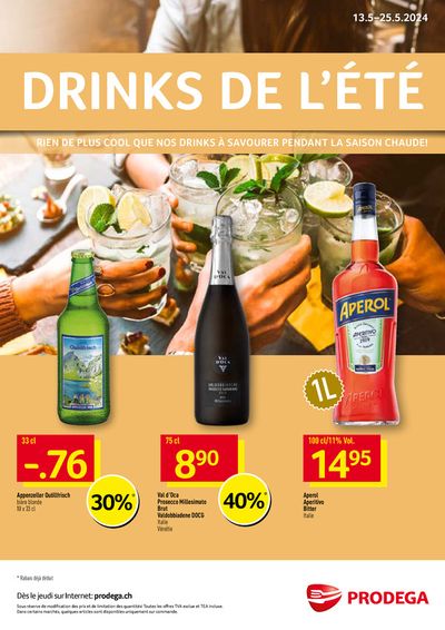 Prodega Katalog | Prodega - DRINKS DE L’ÉTÉ | 13.5.2024 - 25.5.2024