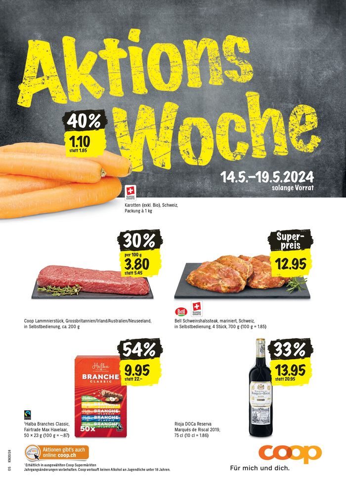 Coop Katalog in Flawil | Aktions Woche | 14.5.2024 - 19.5.2024