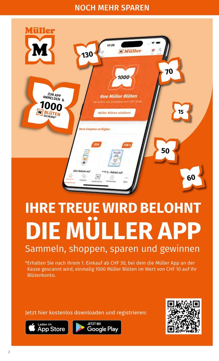 Müller Katalog in Sierre | Angebote Müller | 13.5.2024 - 18.5.2024