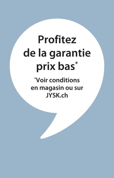 JYSK Katalog in Yverdon-les-Bains | Offres exceptionnelles #20 | 14.5.2024 - 20.5.2024