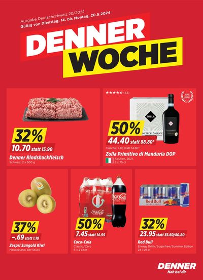 Angebote von Supermärkte in Zürich | Denner Woche in Denner | 14.5.2024 - 20.5.2024