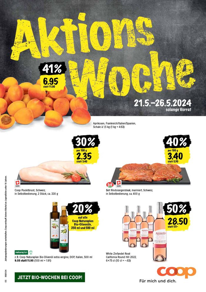 Coop Katalog in Uzwil | Aktions Woche | 21.5.2024 - 26.5.2024