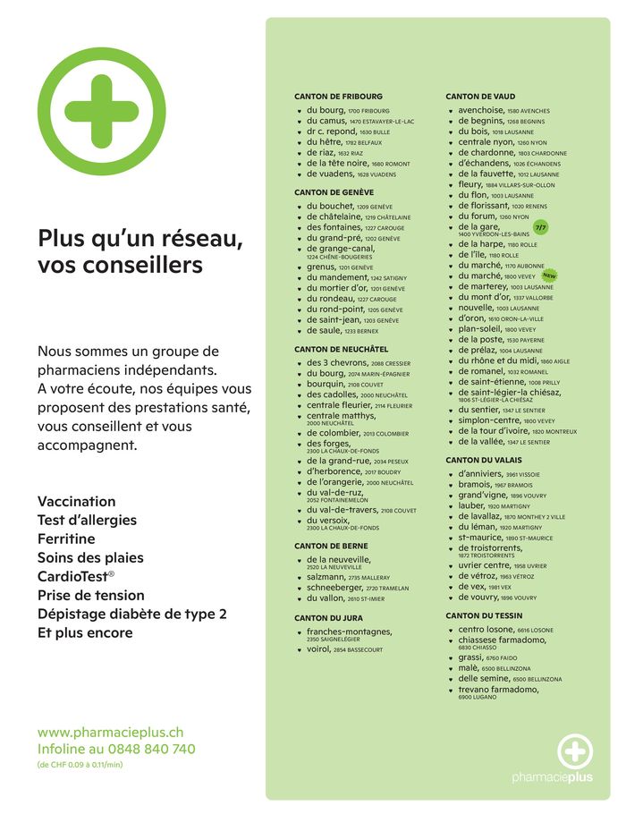 pharmacieplus Katalog in Lausanne | Magazine Pharmacieplus | 23.5.2024 - 31.8.2024