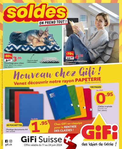 Angebote von Kaufhäuser in Yverdon-les-Bains | Nouveau chez Gifi! in GiFi | 11.6.2024 - 24.6.2024