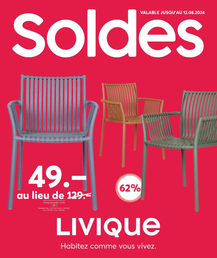 Livique Katalog in Zürich | Livique - Soldes | 9.7.2024 - 12.8.2024