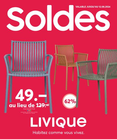 Angebote von Haus & Möbel in Genève | Livique - Soldes in Livique | 9.7.2024 - 12.8.2024