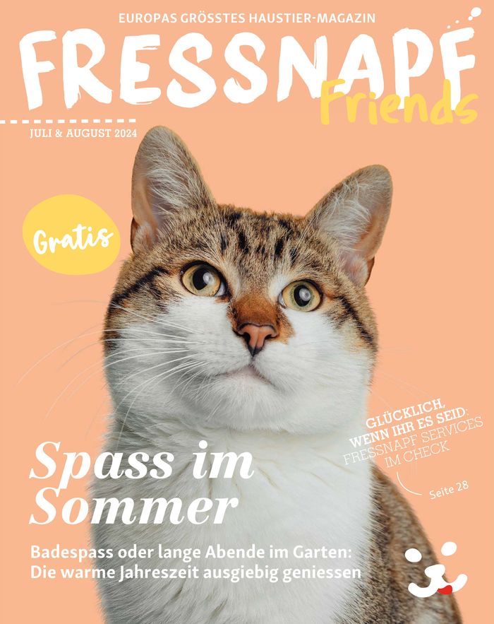 Fressnapf Katalog | Magazin Fressnapf Friends | 1.7.2024 - 31.8.2024