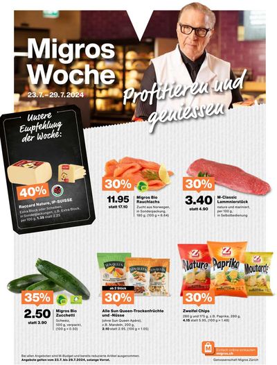 Angebote von Supermärkte | Migros Woche #30 in Migros | 23.7.2024 - 29.7.2024