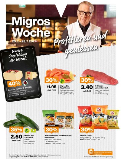Migros Katalog in Val-de-Ruz | Migros Woche #30 | 23.7.2024 - 29.7.2024