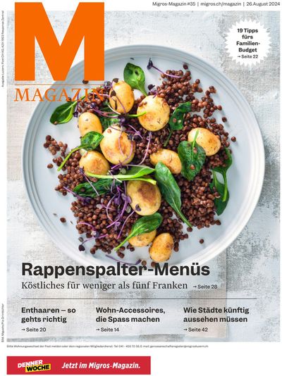 Migros Katalog in Galgenen | Aktuälli Deals und Ängbot | 27.8.2024 - 10.9.2024